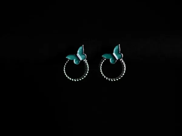 Sky Blue Butterfly Earrings