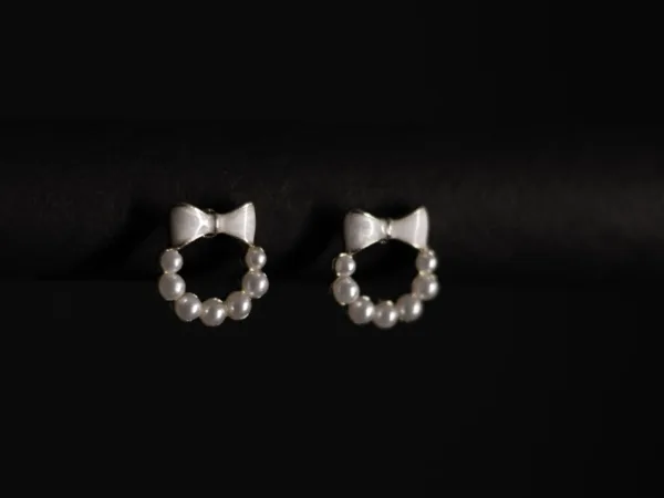 Rose Pink Butterfly Earrings