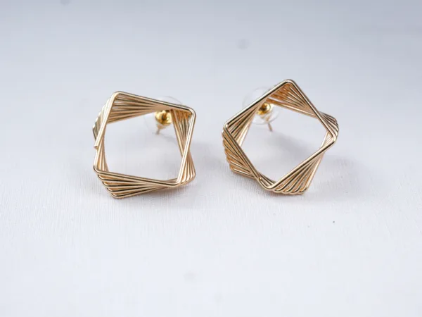 Dazzling Korean Golden Stud For Women And Girls