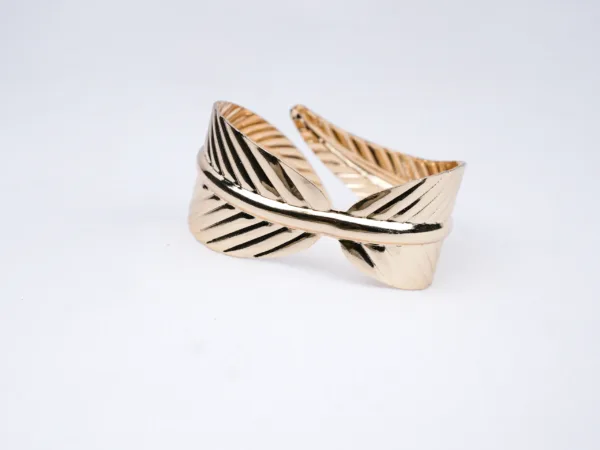 Golden Leaf Shape Western Designer Bracelet