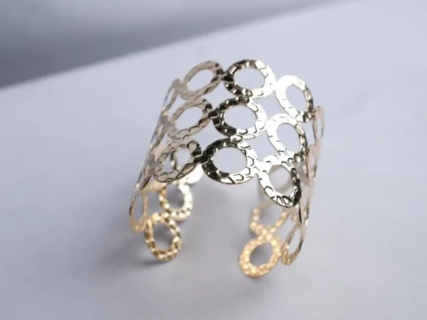 Gold Plated Partywear Fancy Trendy Adjustable Bracelet