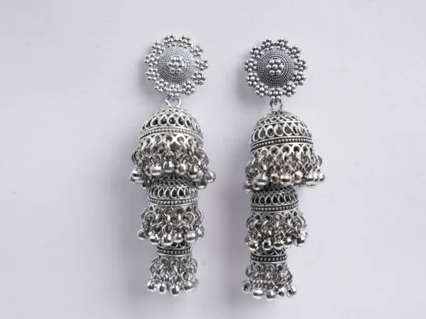 Oxidized Layered Jhumki