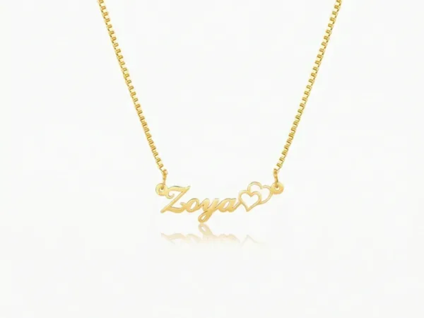 Personalised Heart Duo Necklace