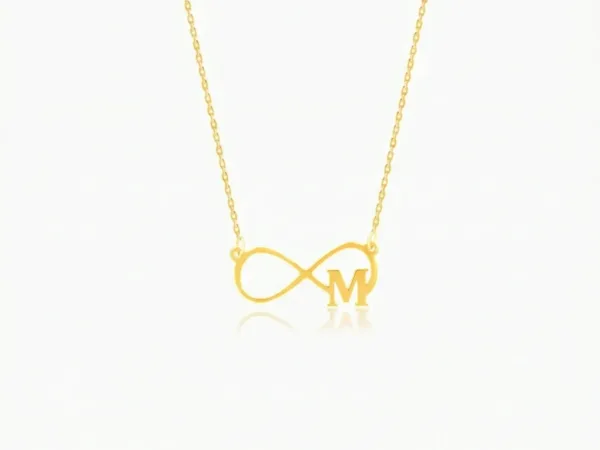 Personalised Infinity Initial Necklace